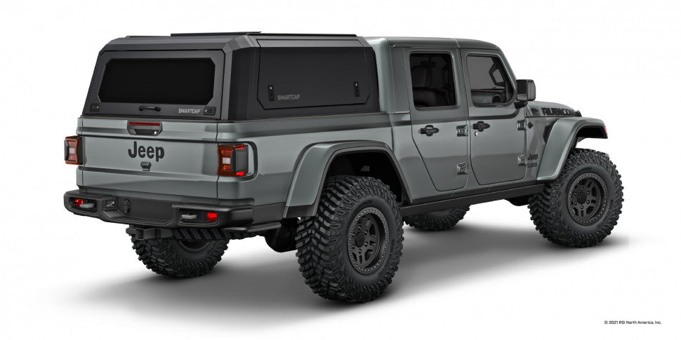 Jeep Gladiator JT Grey with Canopy Hardtop RSI SMARTCAP EVOa Adventure Black - Elegance and sturdiness