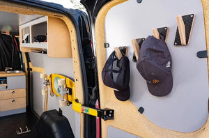 Coat rack in a VAN