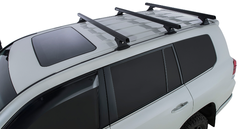 Complete Rhino-Rack 3-Bar Kit, Suitable for Land Cruiser 200 from 2007 to 2021