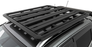 roof rack top view with long rails