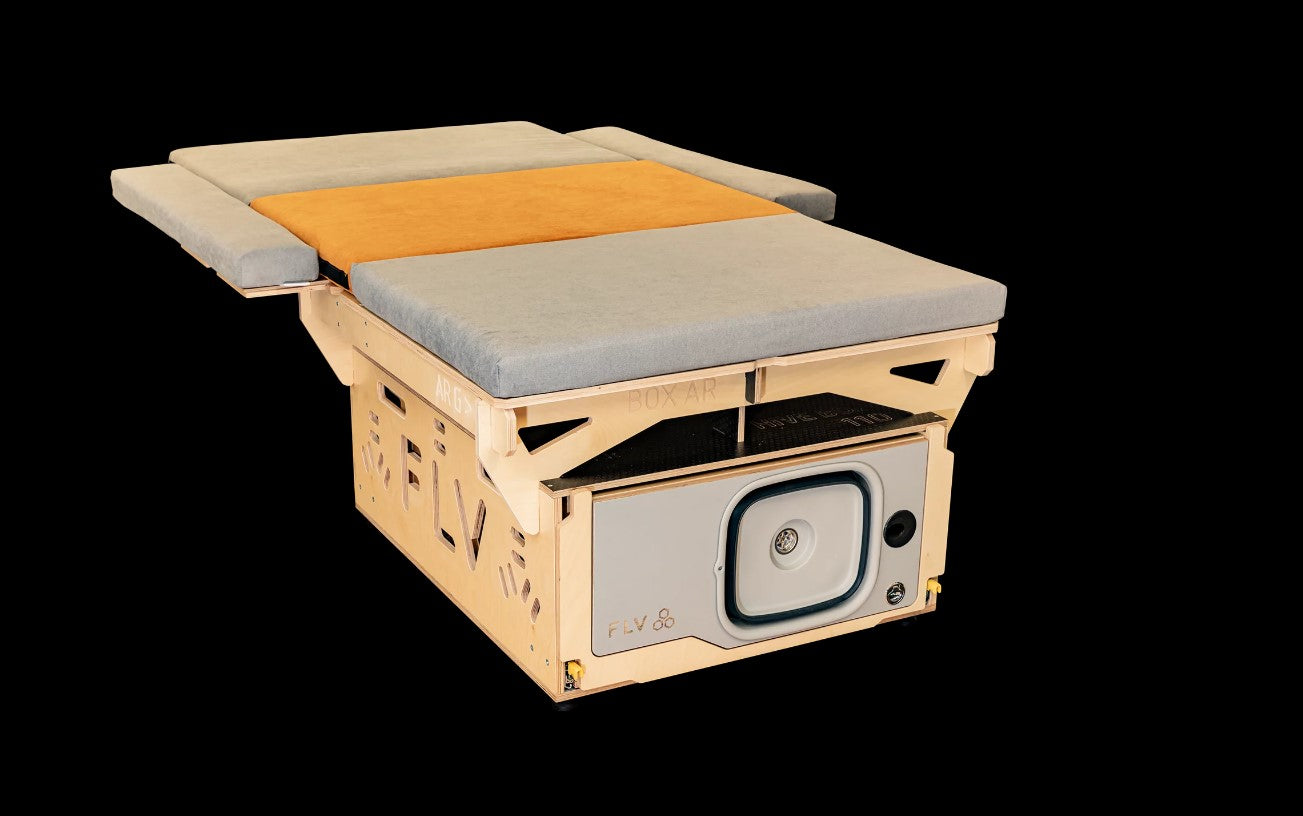 Defender wooden layout with mattress