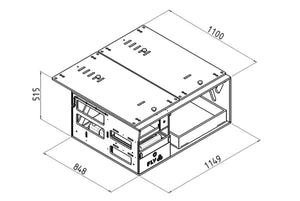 dimensional diagram closed module