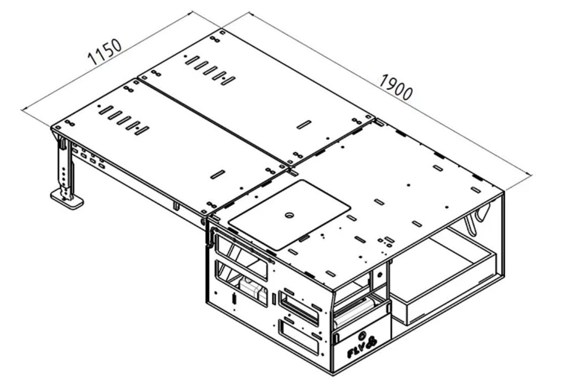 fully open layout module