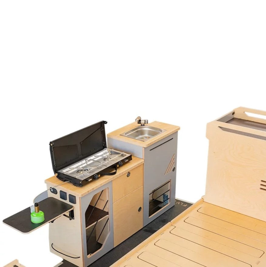 complete kitchen module for wood VAN