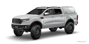 Parte delantera Ford Ranger 2019 blanca con Canopy Hardtop Blanco RSI Evoa Adventure