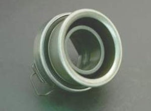 circular metal part on a grey background