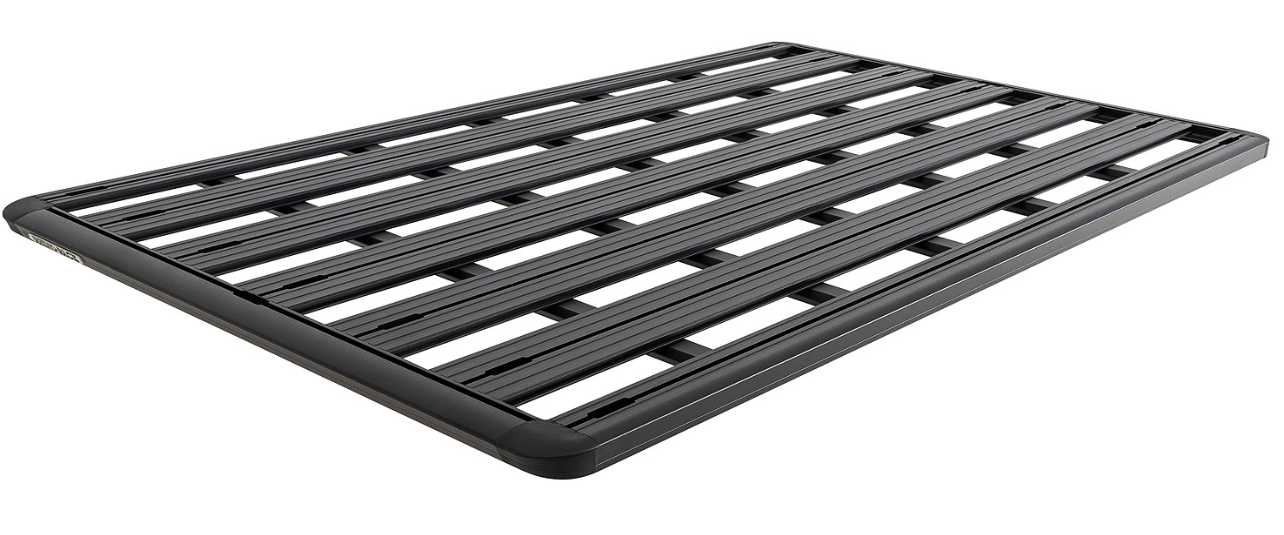 gridded roof rack with rectangular slats