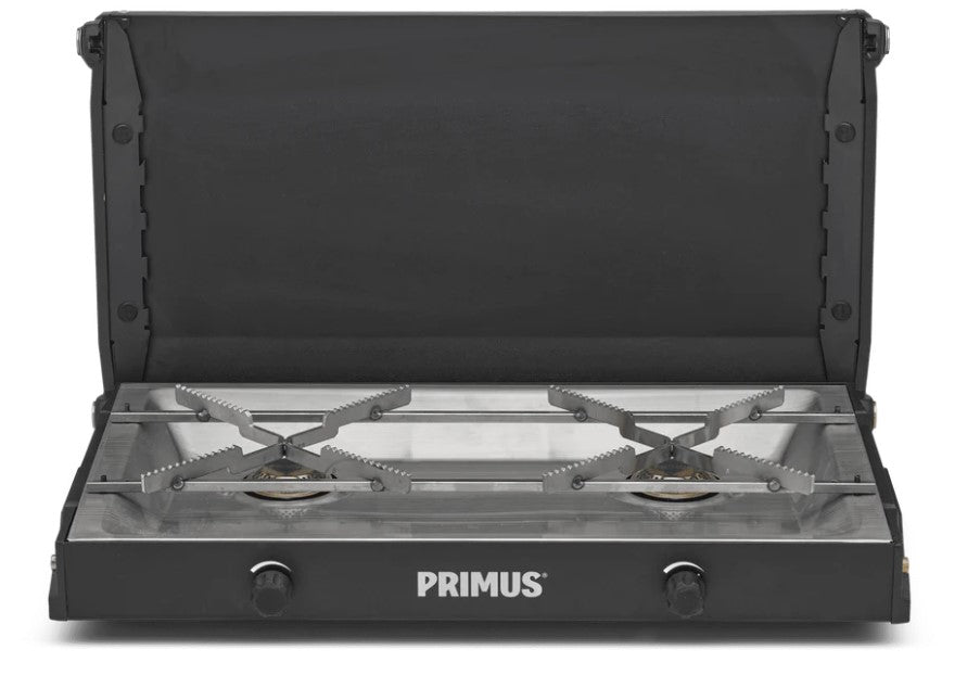 primus grill black front view on white background