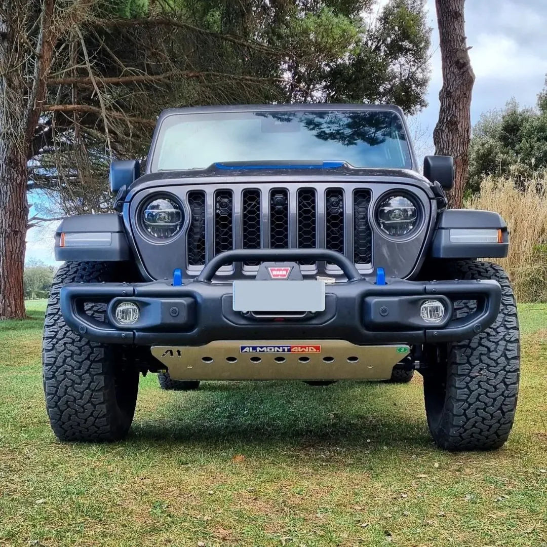 Almont Front Shield - Aluminum 8mm - Jeep Wrangler JL 4XE