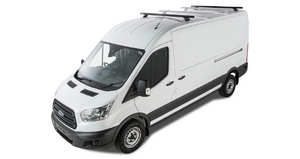 Ford Transit 2014+ Equipped: Roof Bars Rhinorack Complete Kit