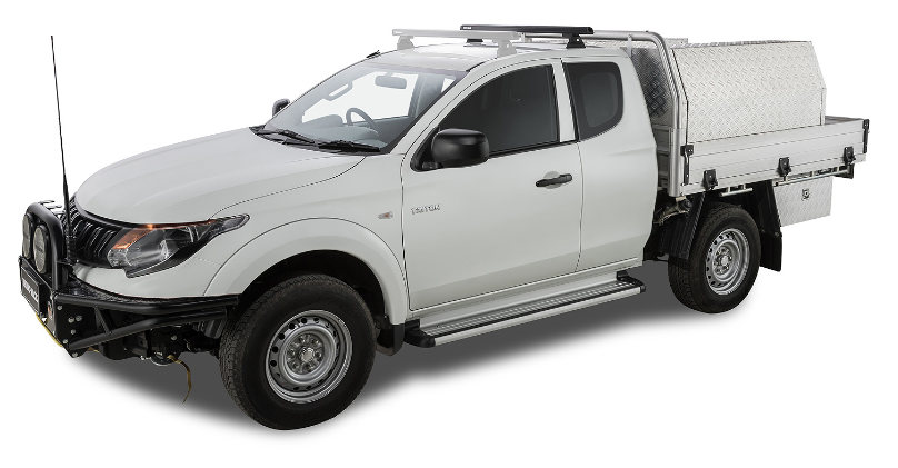 Heavy Duty Roof Rack for Mitsubishi L200 Triton - Auto Accessory Rhinorack, Model 2015 and Up