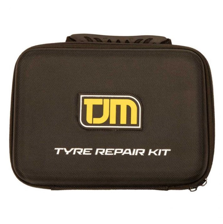 black closed bag TJM tyre repair kit