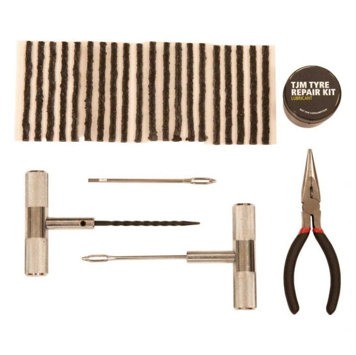 TJM tire repair kit in detail