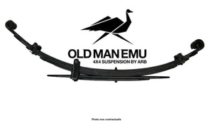 Old man emu rear suspension blade with poultry logo