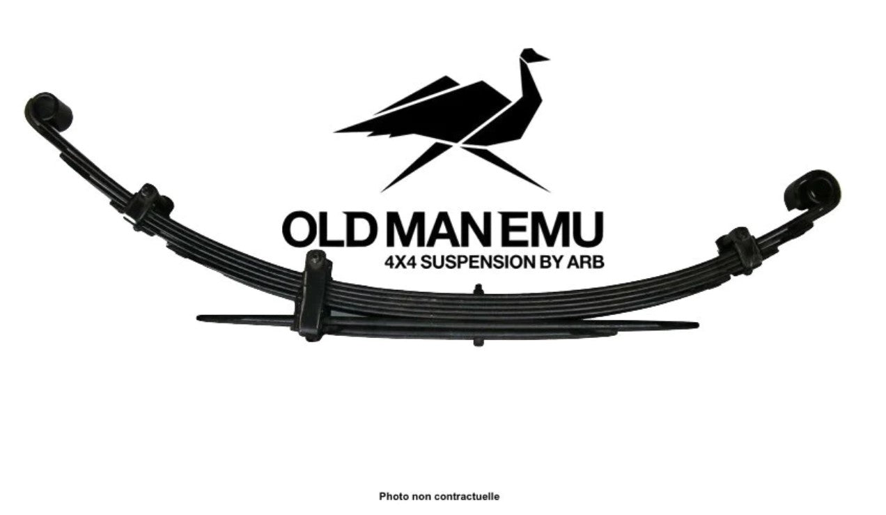 old man emu black on white suspension blades