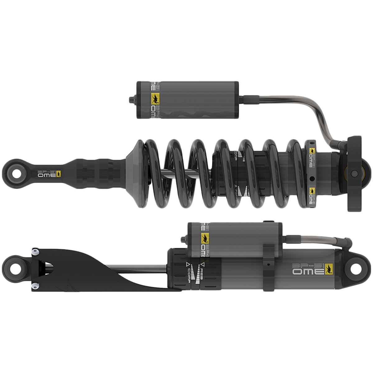 Combined front shock absorber and spring for Ford ranger 2023+.