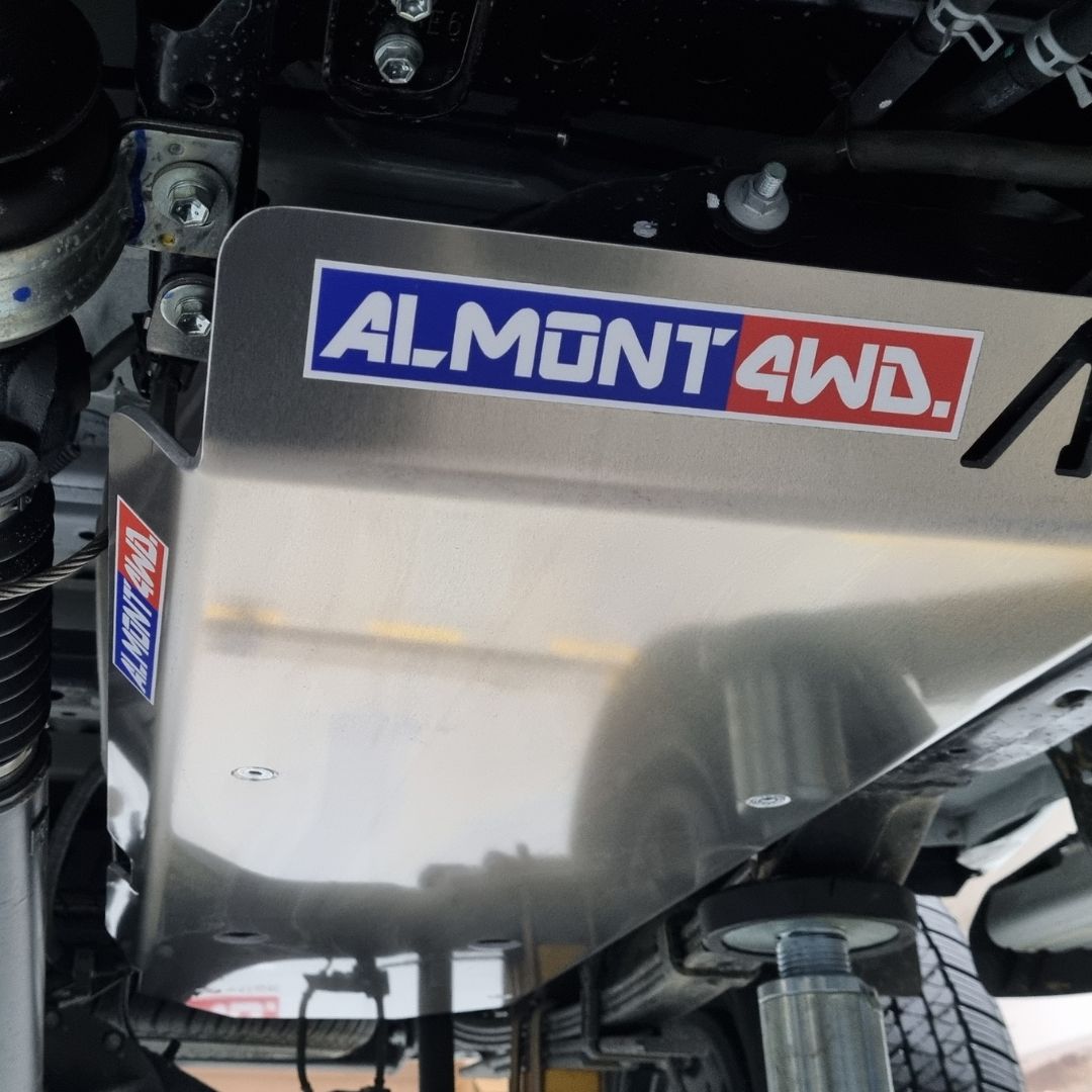 Almont4WD Aluminium Cover Grey Under-vehicle fuel tank