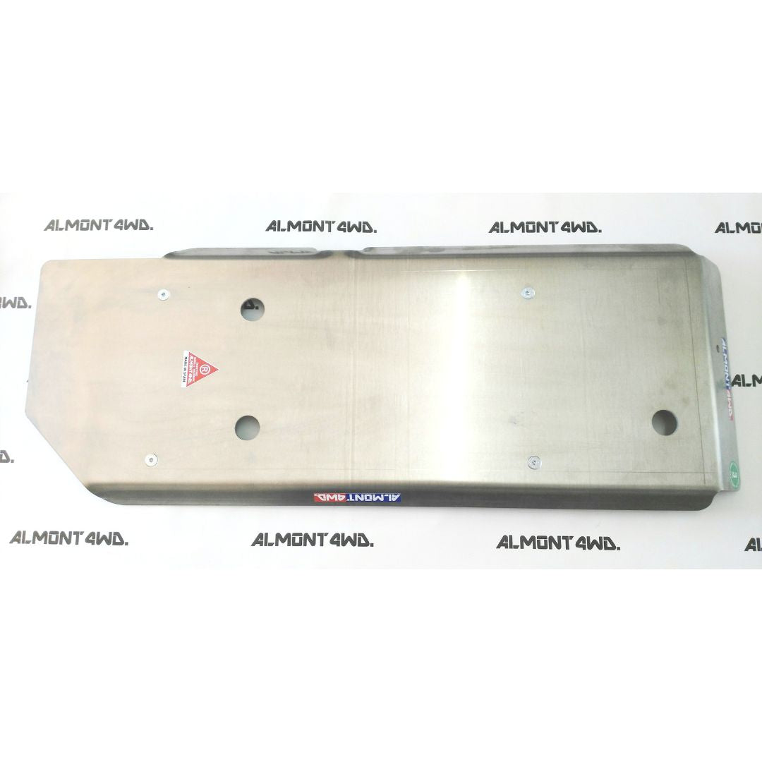 Almont4WD Aluminium cover Grey on white background