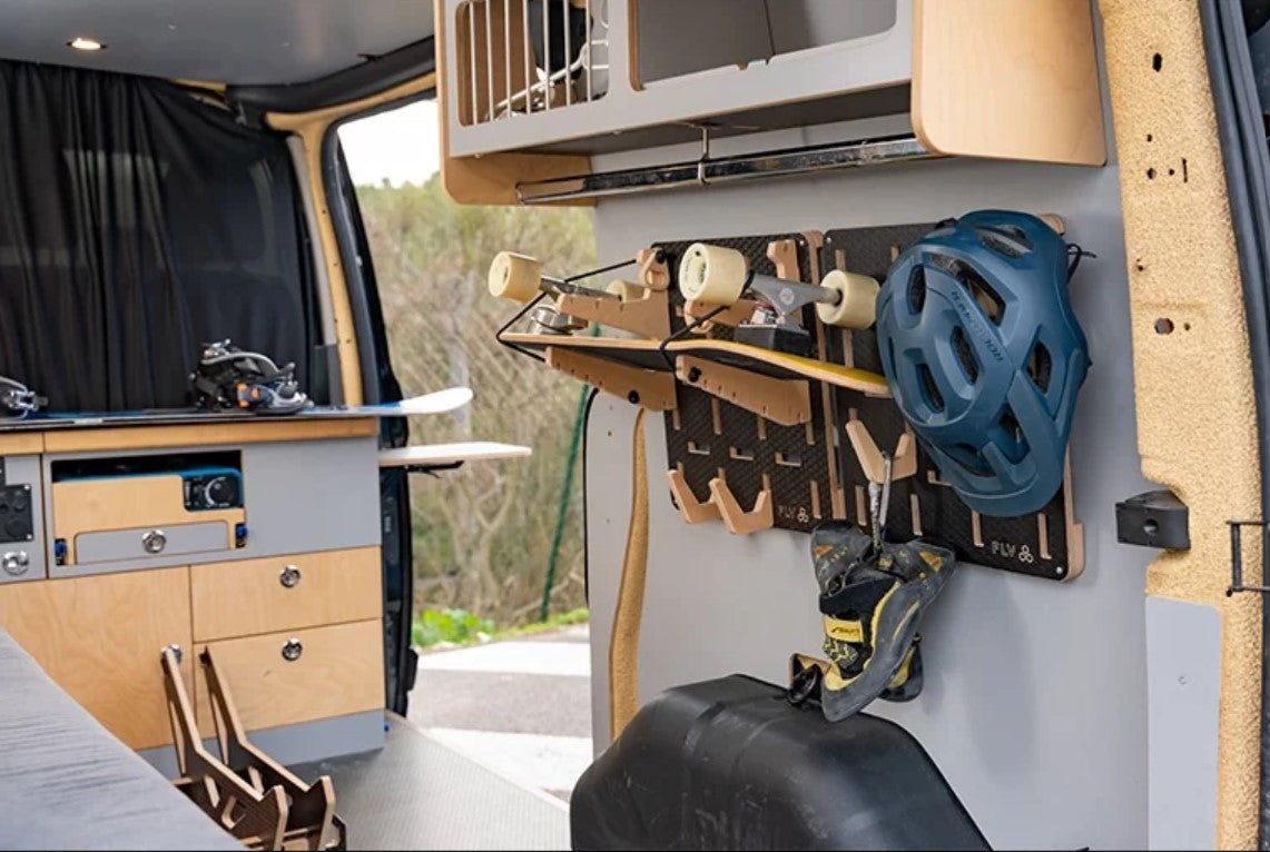 Interior of a completely refurbished Van