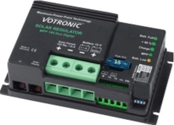 Votronic black and green charge controller