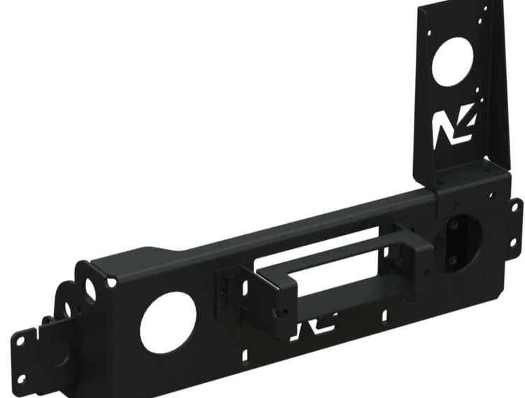 N4 offroad winch plate with L bracket for Hilux Revo