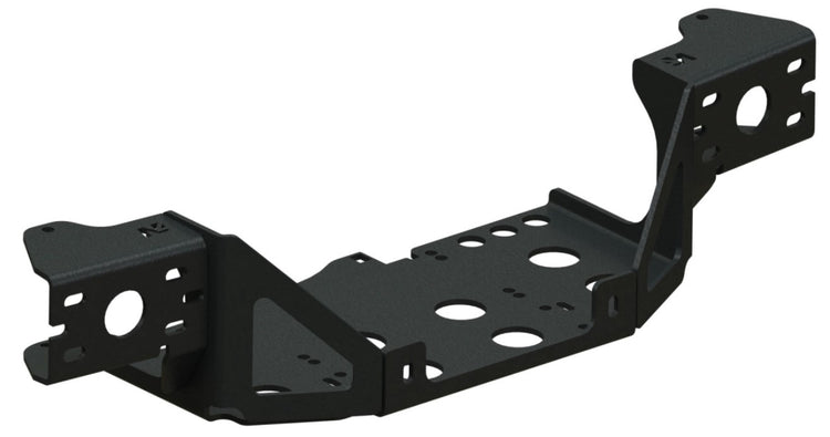 N4 offroad winch plate in 3D on white background