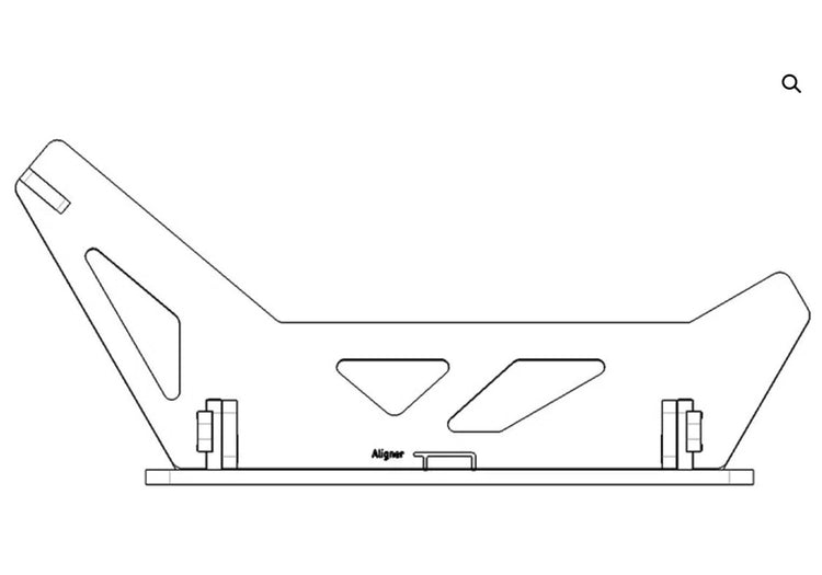 Bike Rack lateral diagram