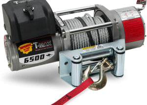 T-Max 6500 wire rope winch for all-terrain traversing