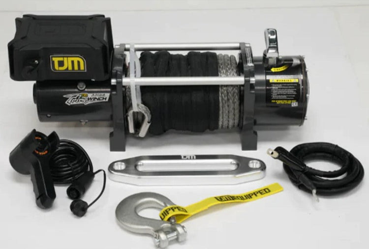 TJM synthetic rope winch with all components for climbing