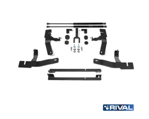 Hood lift kit for Amarok presented as a kit