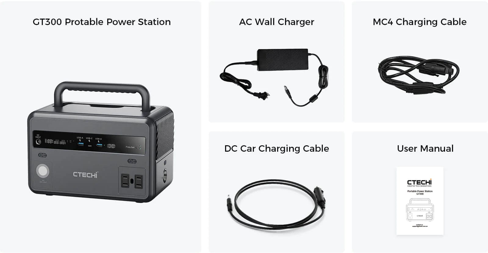 Auxiliary battery 220V charging station - GT300 version - Mobile Power - 96 000mAh 300W / 96000mAh