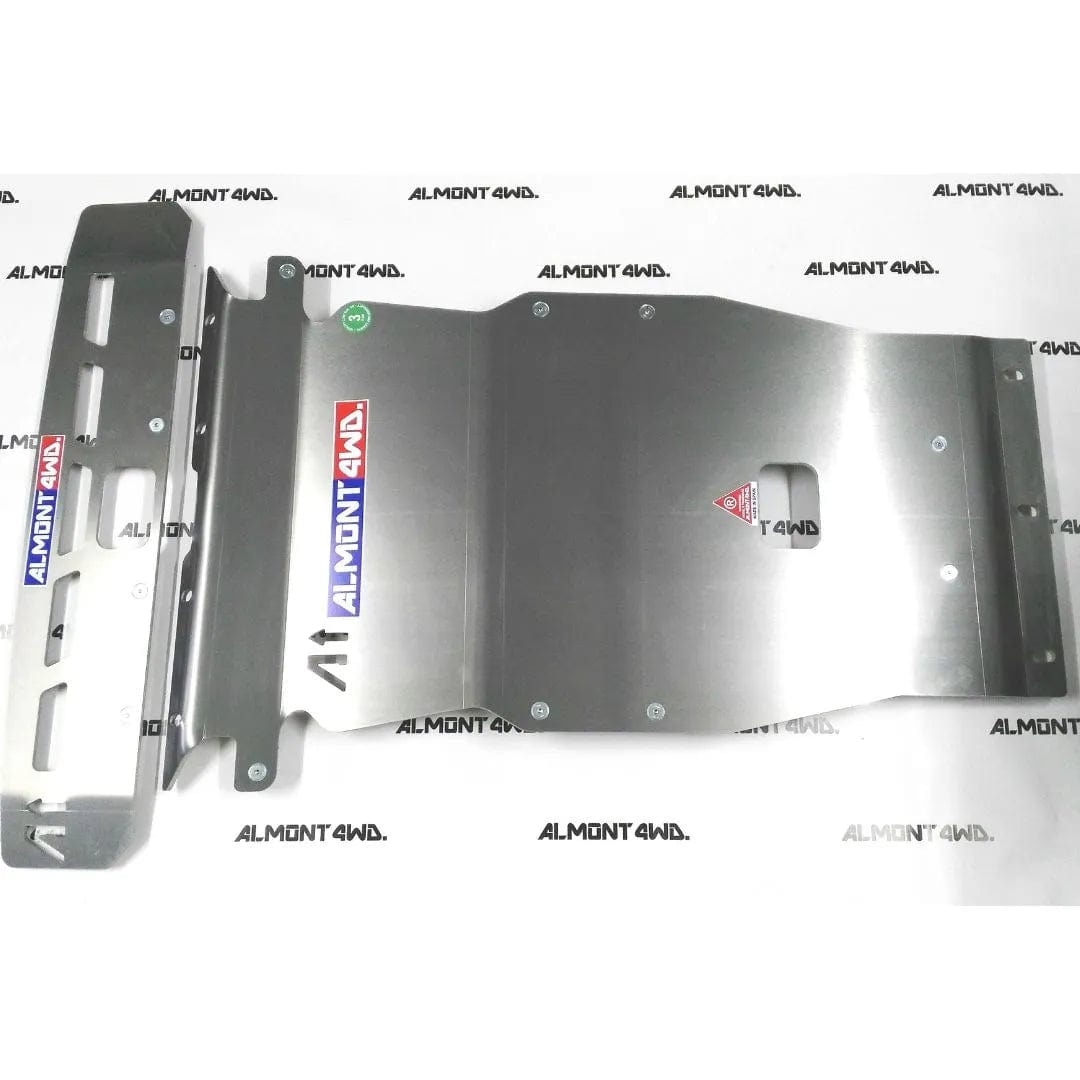 Almont4wd front armour - Aluminium 8mm - Land Rover Discovery 3 & 4 Duralumin AW5083H111 / 8 mm / Front + bumper part