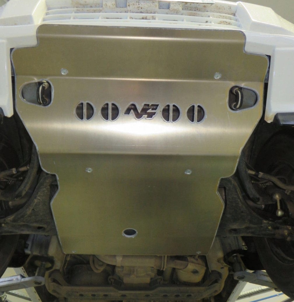 N4 front armor - 8mm aluminum - Mitsubishi Pajero 2007+