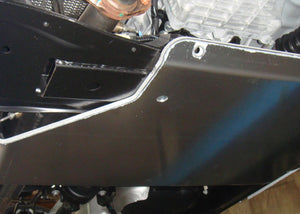view of vehicle-mounted aluminum armor attachment