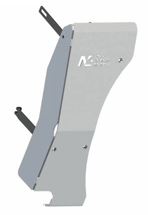 N4 offroad alu protection ski with two protruding bindings