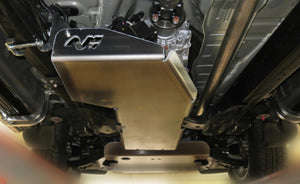 N4 offroad aluminium protection mounted under a vehicle at gearbox level