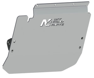 N4 offroad aluminium tank shield, square shape on white background