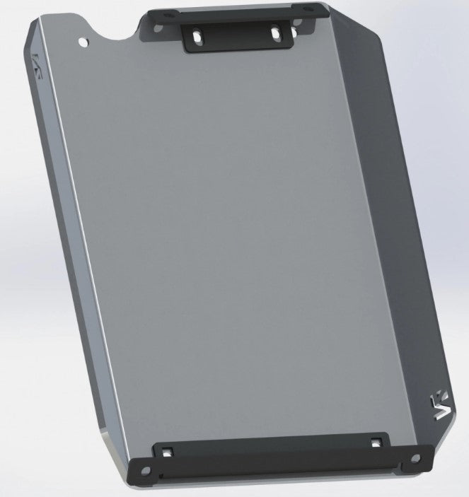 Rear view of an N4 shield with two end brackets