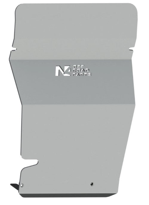 N4 offroad aluminum engine shield shown on white background