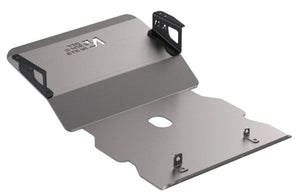 3D-modelled aluminium cover plate with fasteners