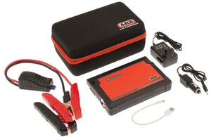 ARB starter pack with red and black cables on white background