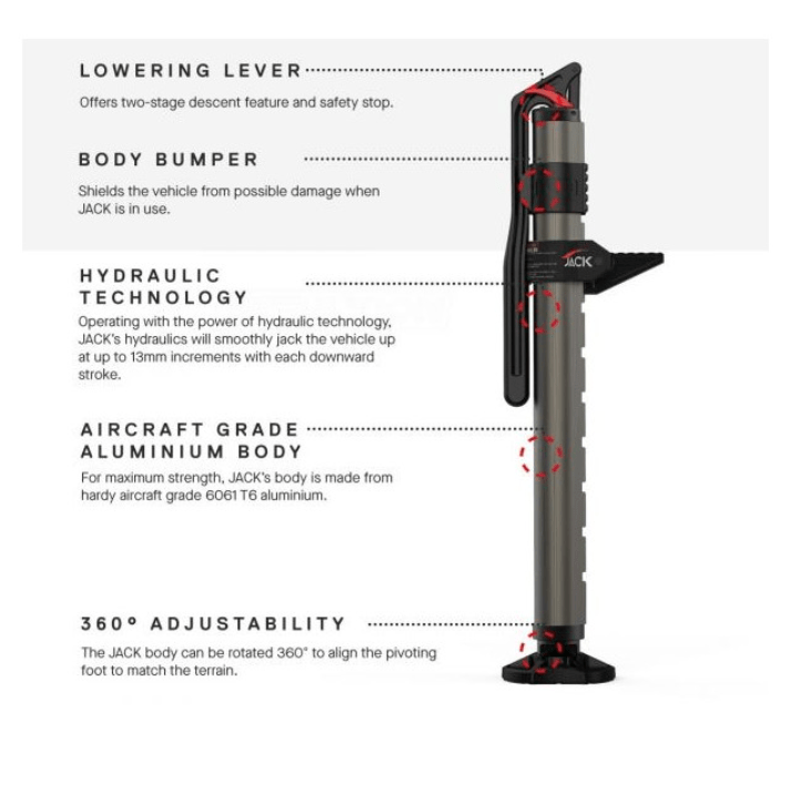 Hi Lift hydraulic jack - ARB Jack