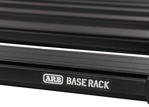 close-up of ARB Baserack logo on gallery