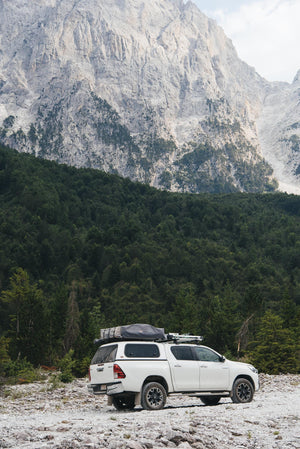 Canopy Hardtop ARB Classic - Mitsubishi L200 2006 to 2015 Double Cab Double Cab / Smooth / Aluminum Windows Left Sliding and Right Hinged