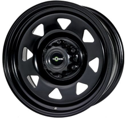 Steel wheel GOSS Triangular (choice of size and color) - Jeep Grand Cherokee WG/WJ Black - 7x17 5x127 ET20 CB71.6