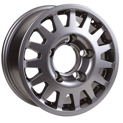 Alloy wheel MANANO 8x17 5x120 ET30 CB72.6 - Volkswagen Transporter T6 - (color to choose) Grey