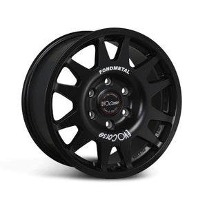 evo corse rim on white background in black