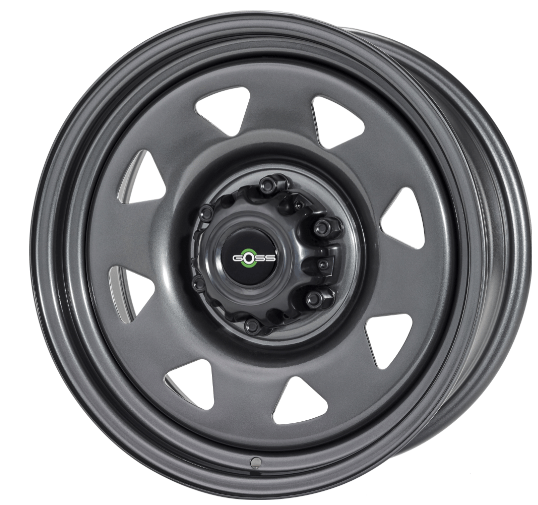 Wheel GOSS Triangular grey II 7x17 6x114.3 ET20 CB66.1 - Nissan Navara D40 3.0L