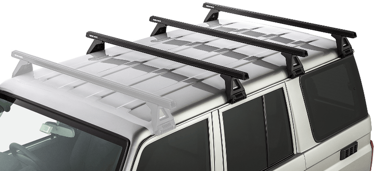 Kit 2 to 4 roof bars Rhinorack - Toyota Land Cruiser 76