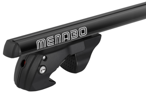 Kit 2 Menabo "Sherman" roof bars on original bars - Ford Ranger 2012+ Black